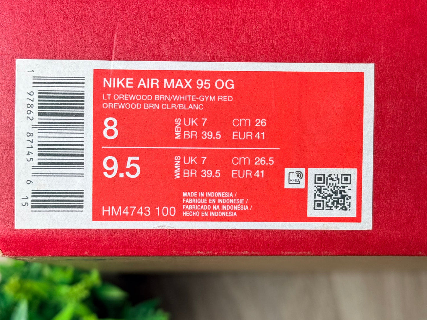 NIKE AIR MAX 95 OG X LEVIS