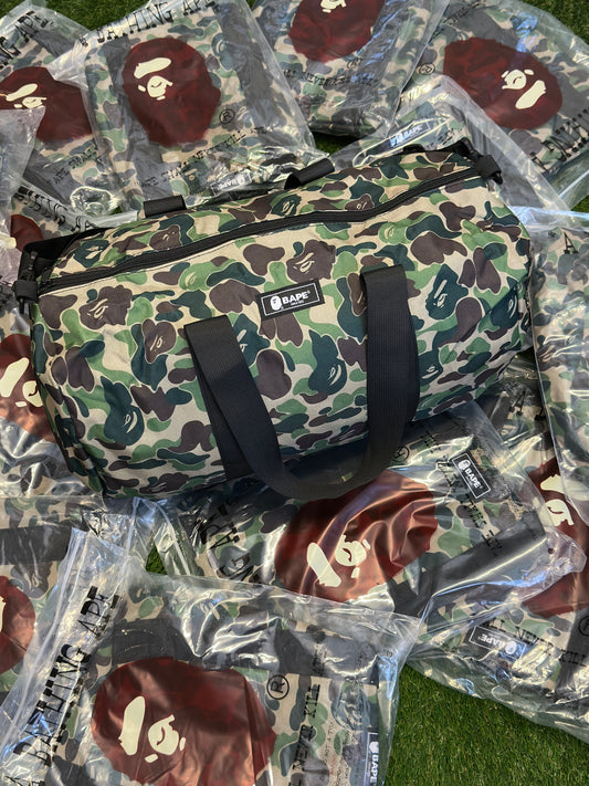Bape Duffle Bag Camo Green