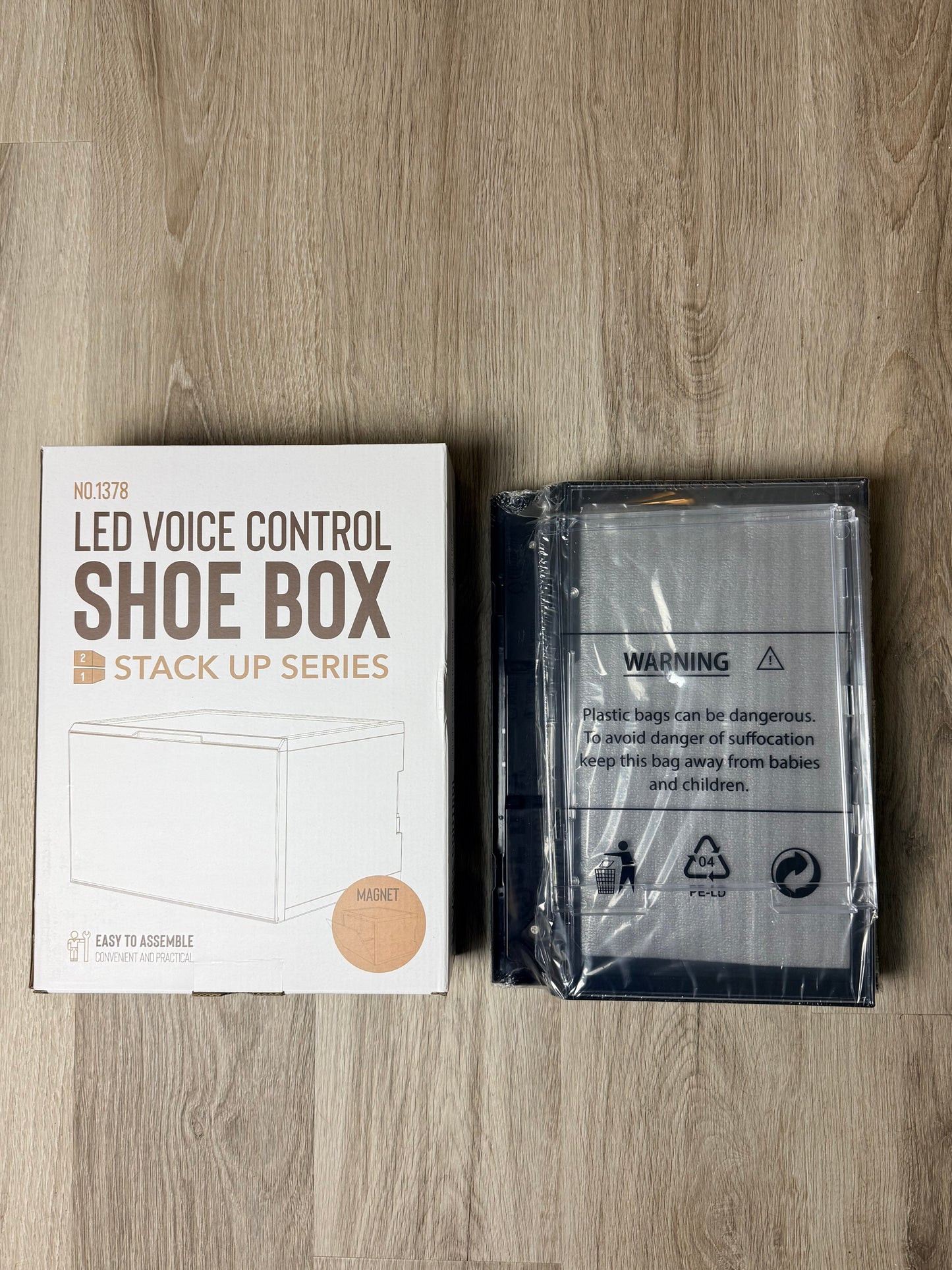 LED Shoe Display 3-Window (Stack Up Series)