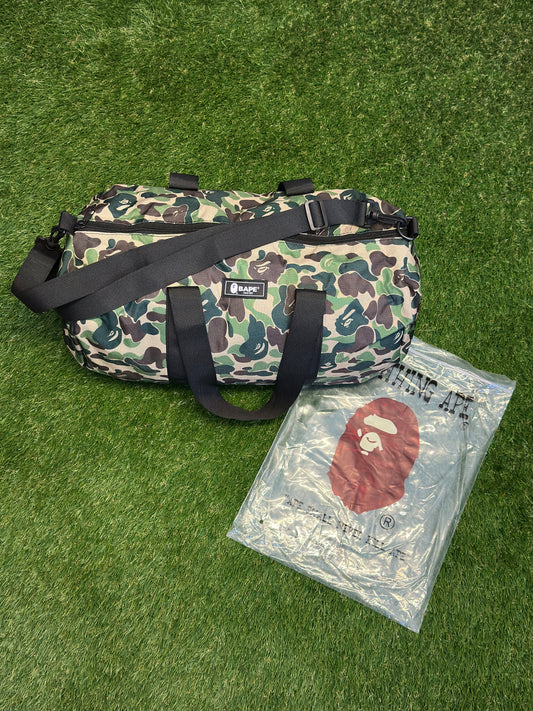 Bape Duffle Bag Camo Green
