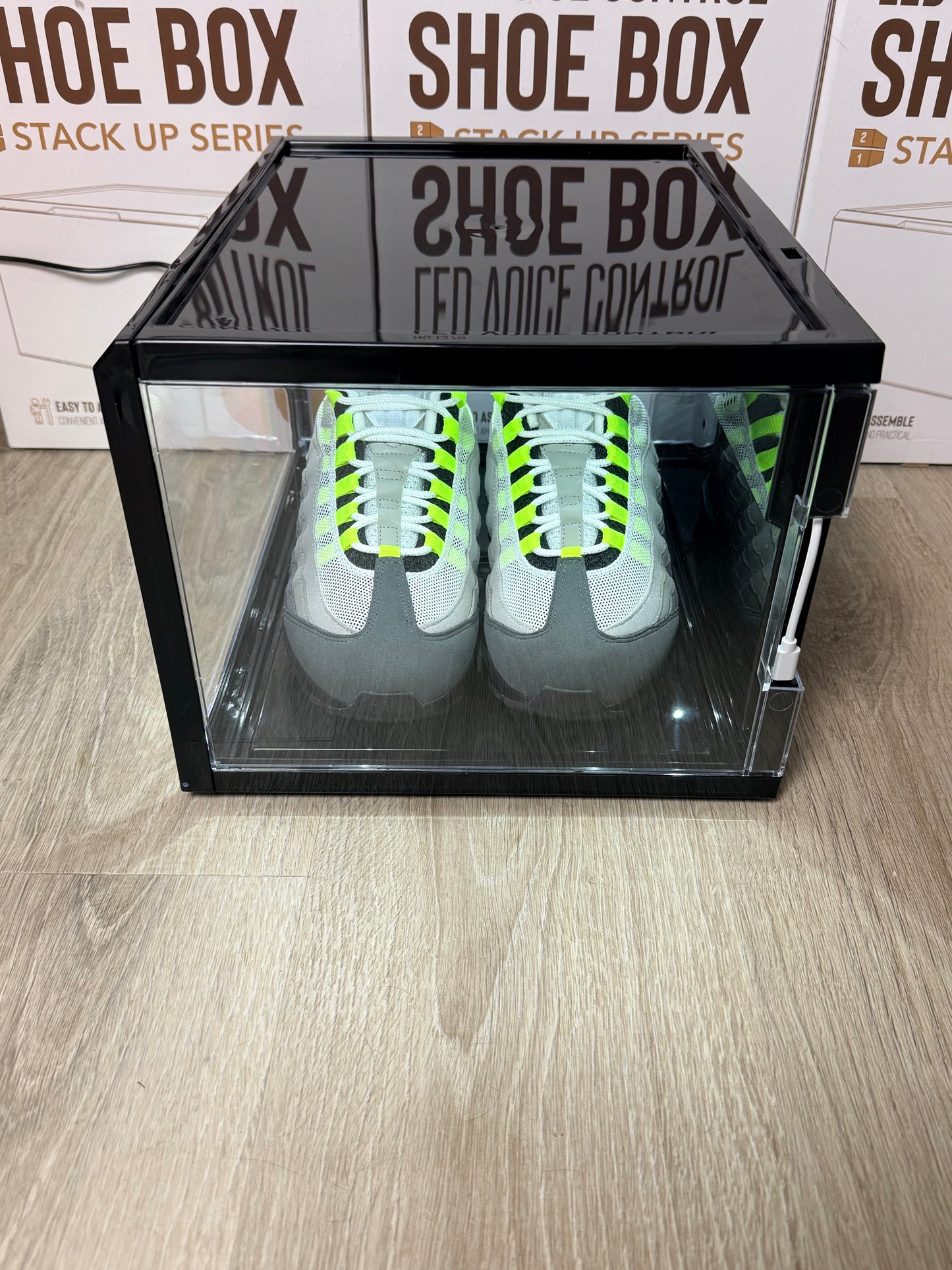 LED Shoe Display 3-Window (Stack Up Series)