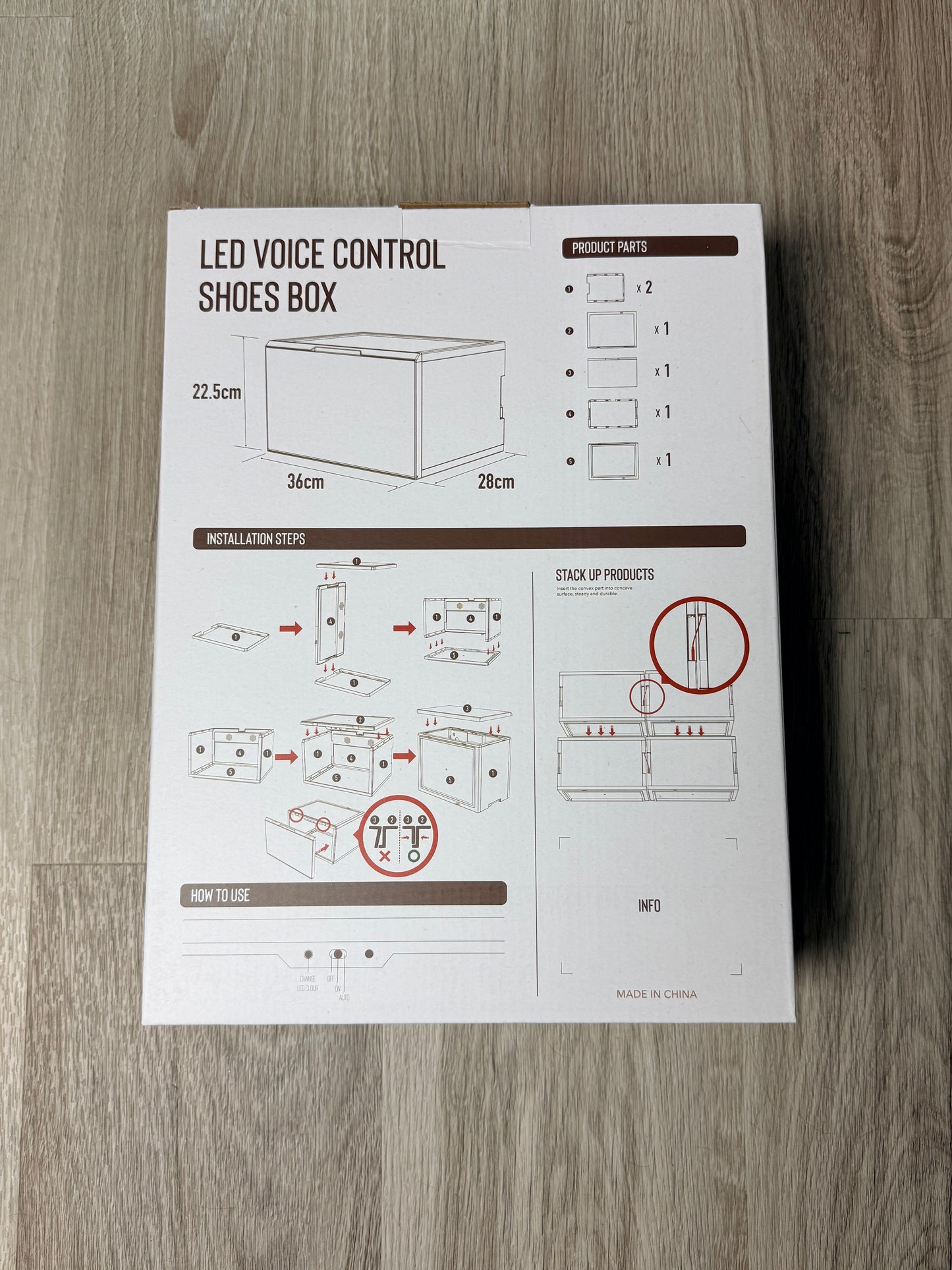 LED Shoe Display 3-Window (Stack Up Series)